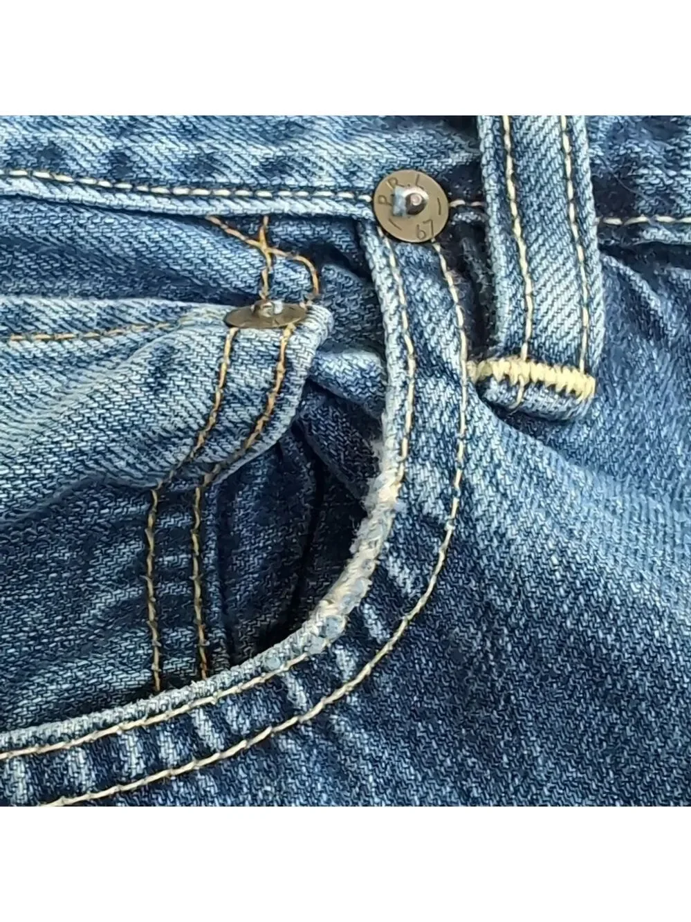 Polo Ralph Lauren 650 Madison Ave Classic Fit 100% Cotton Jeans 38 X 31